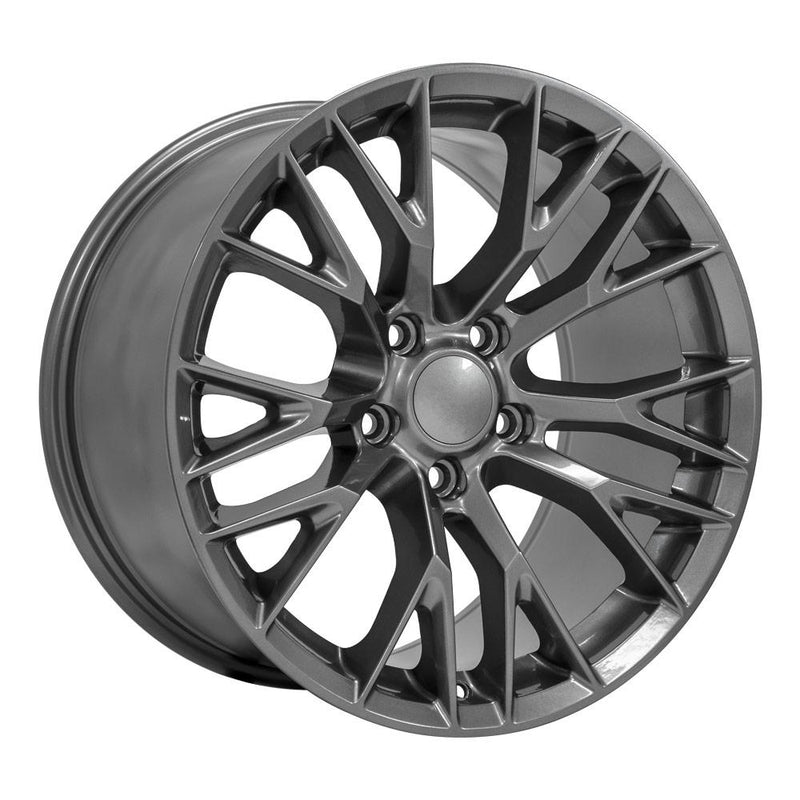Wheel 18in Replica CV22 fits Chevrolet Corvette C7 Z06 18x10.5 Gunmetal