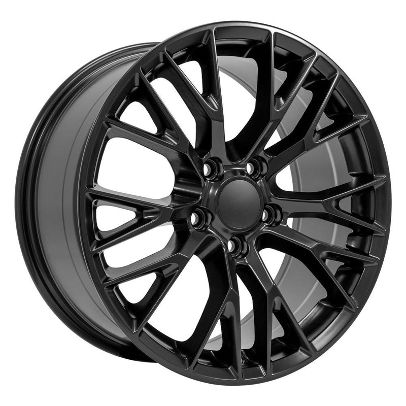 Wheel 18in Replica CV22 fits Chevrolet Corvette C7 Z06 18x8.5 Black