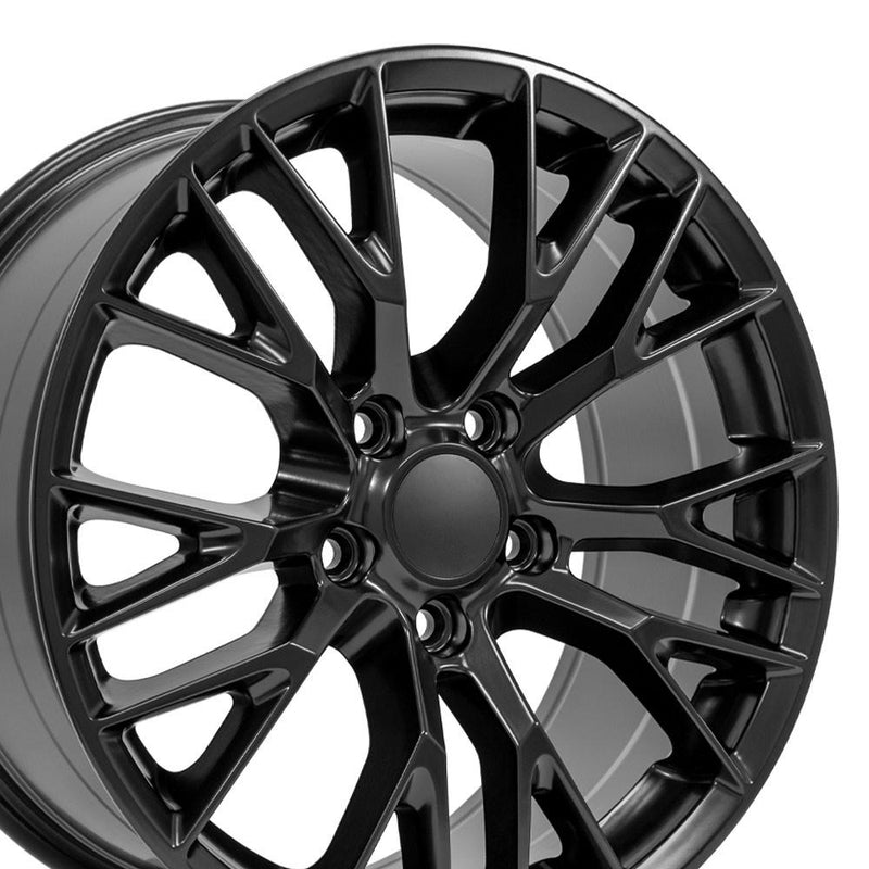 Wheel 18in Replica CV22 fits Chevrolet Corvette C7 Z06 18x8.5 Black