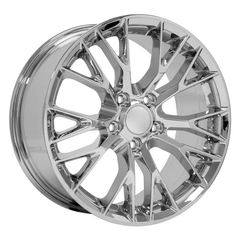 Wheel 18in Replica CV22 fits Chevrolet Corvette C7 Z06 18x8.5 Chrome