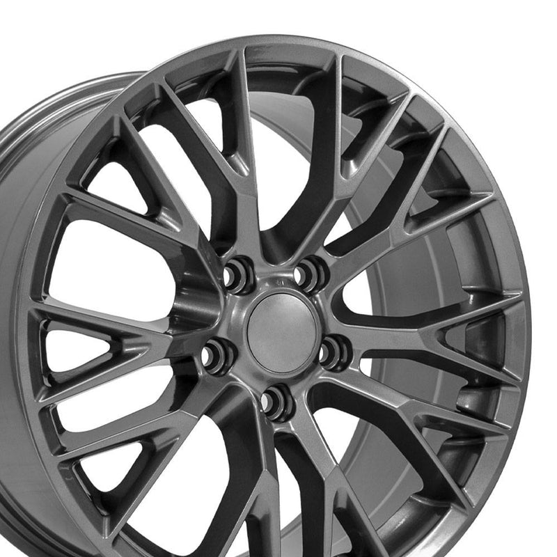 Wheel 18in Replica CV22 fits Chevrolet Corvette C7 Z06 18x8.5 Gunmetal