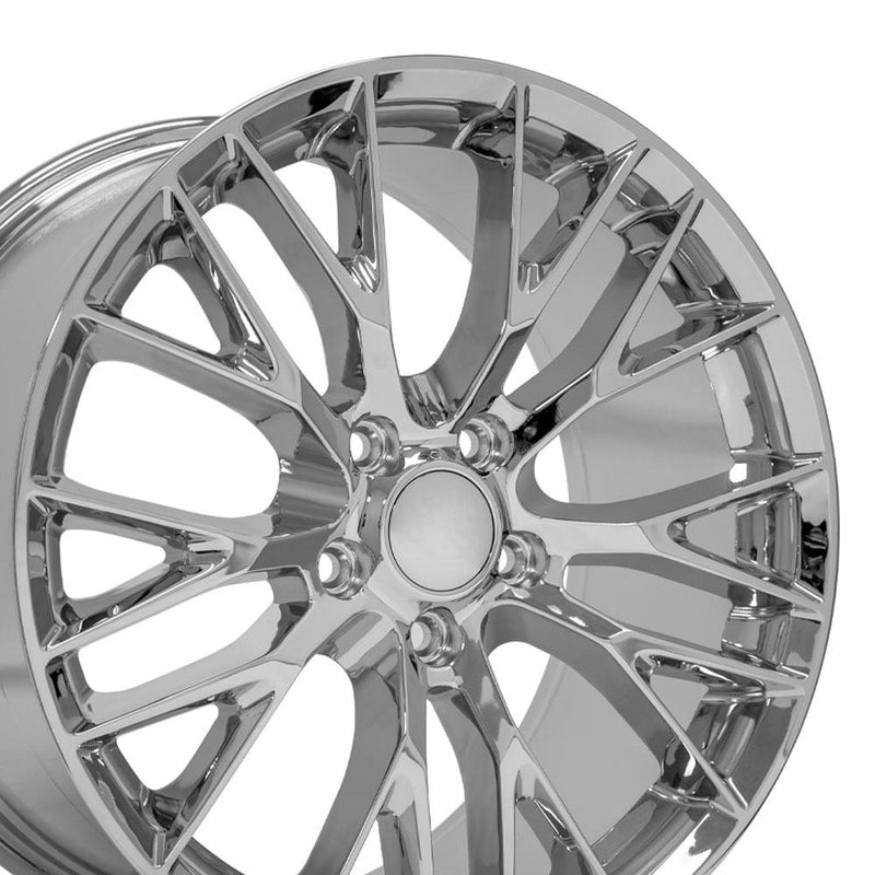 Wheel 19in Replica CV22 fits Chevrolet Corvette C7 Z06 19x10 Chrome