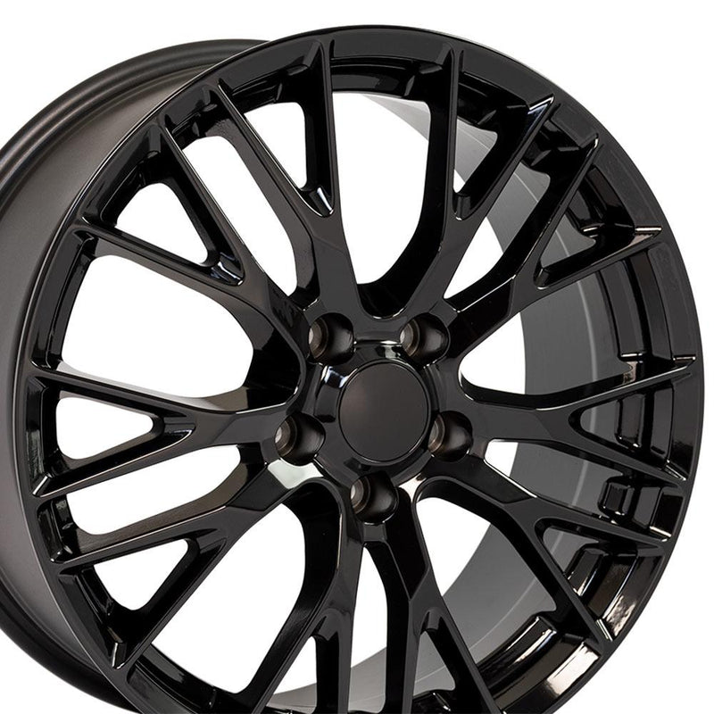Wheel 19in Replica CV22 fits Chevrolet Corvette C7 Z06 19x8.5 Black