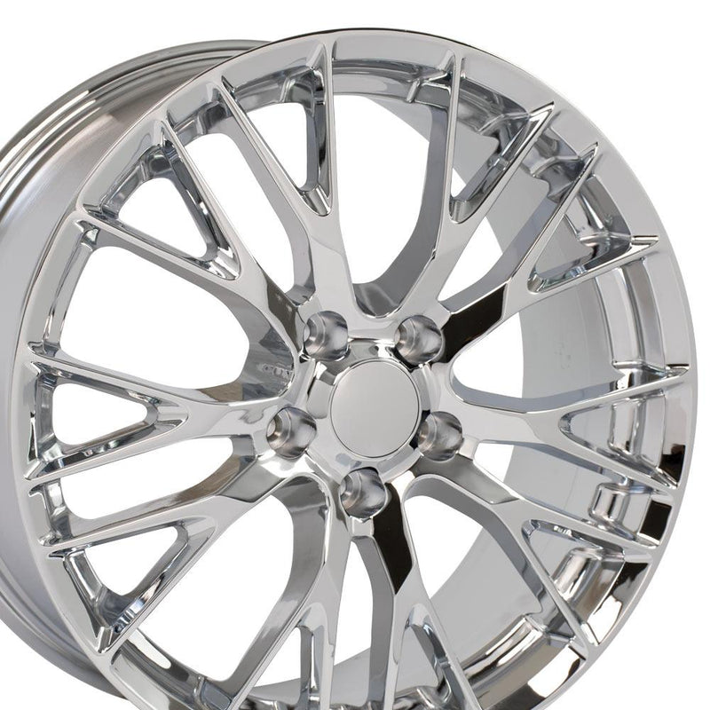 Wheel 20in Replica CV22 fits Chevrolet Corvette C7 Z06 20x10 Chrome