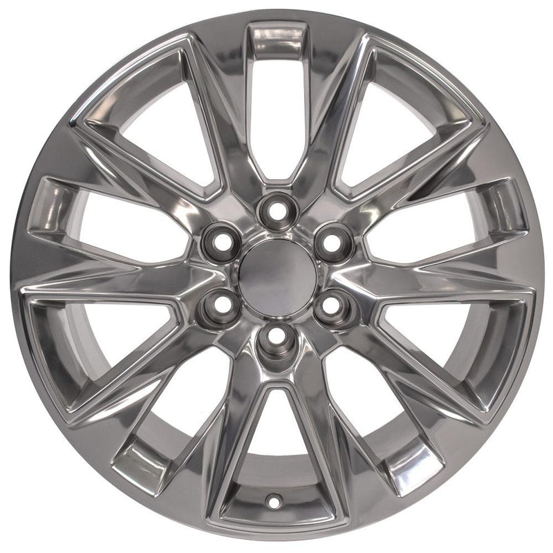 Wheel 20in Replica CV26 fits Chevrolet Silverado LTZ 20x9 Polished
