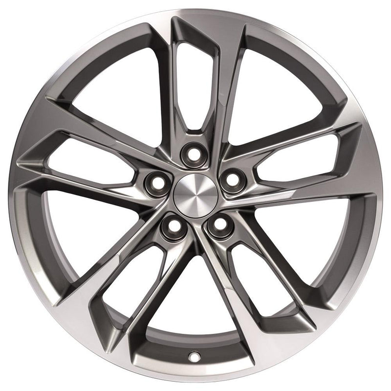 Wheel 20in Replica CV29 fits Chevrolet Camaro 20x9.5 Gunmetal Machined
