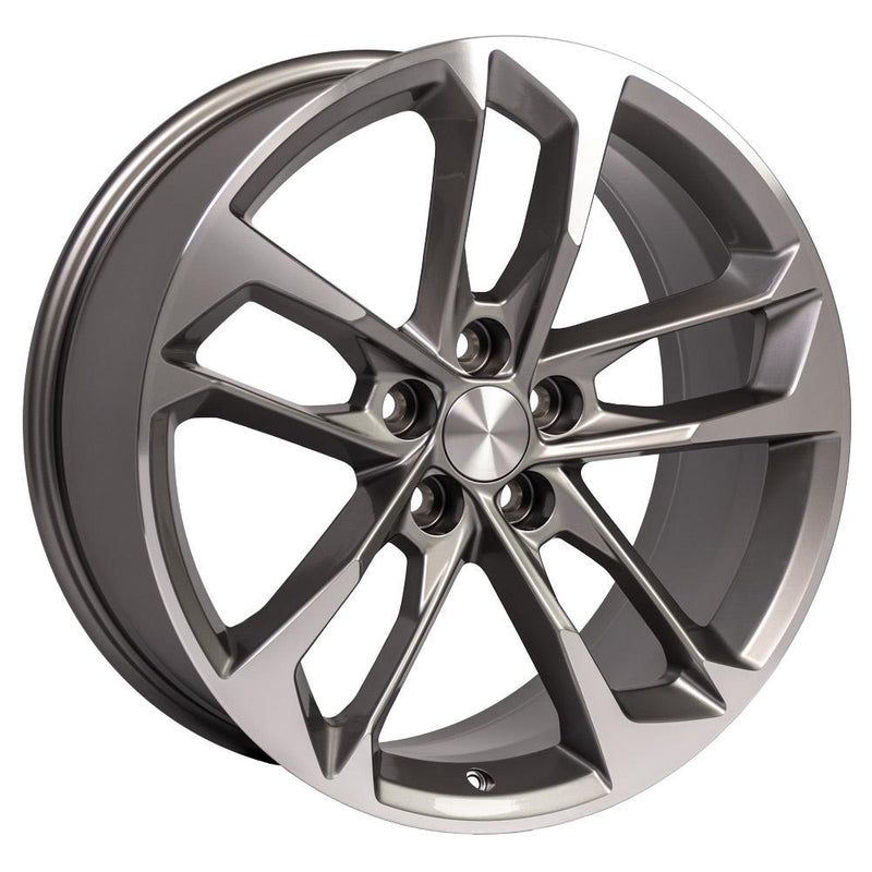Wheel 20in Replica CV29 fits Chevrolet Camaro 20x8.5 Gunmetal Machined