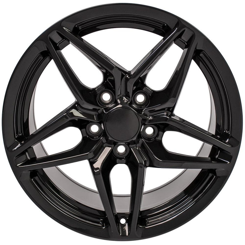 Wheel 17in Replica CV31 fits Chevrolet Corvette C7 ZR1 17x9.5 Black