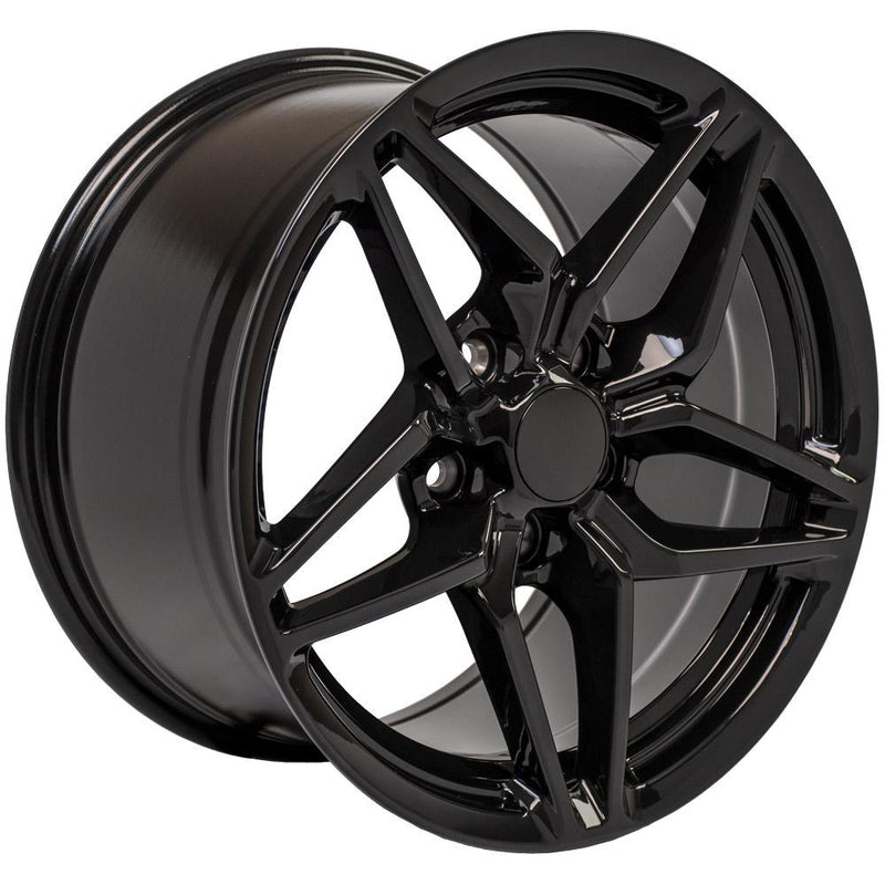 Wheel 17in Replica CV31 fits Chevrolet Corvette C7 ZR1 17x9.5 Black