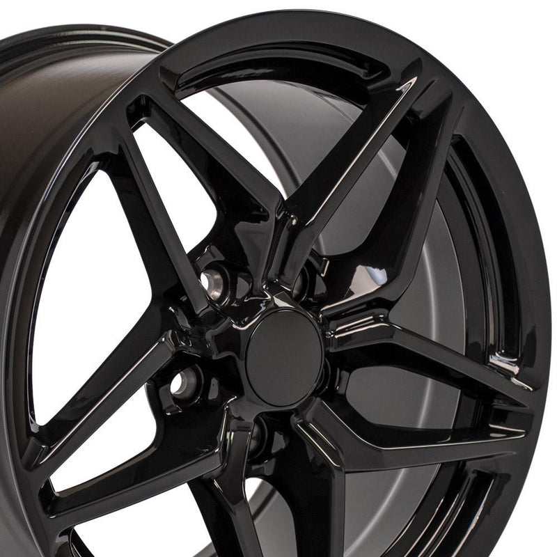 Wheel 17in Replica CV31 fits Chevrolet Corvette C7 ZR1 17x9.5 Black