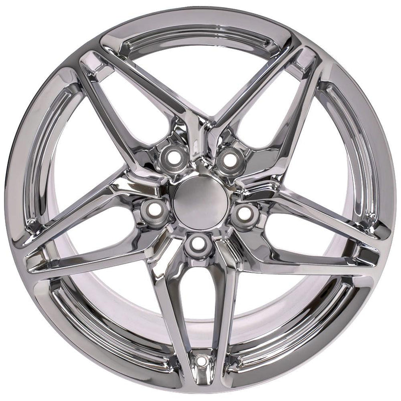 Wheel 17in Replica CV31 fits Chevrolet Corvette C7 ZR1 17x9.5 Chrome