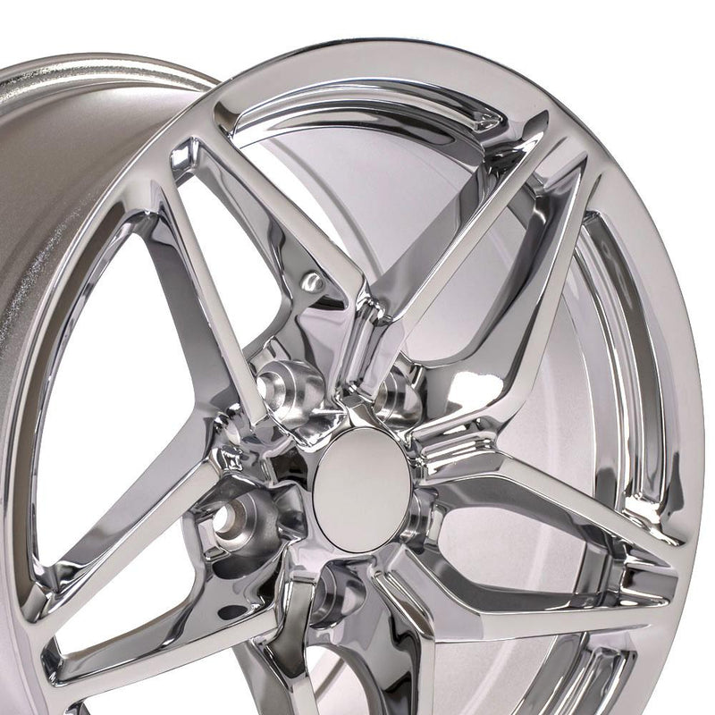 Wheel 17in Replica CV31 fits Chevrolet Corvette C7 ZR1 17x9.5 Chrome