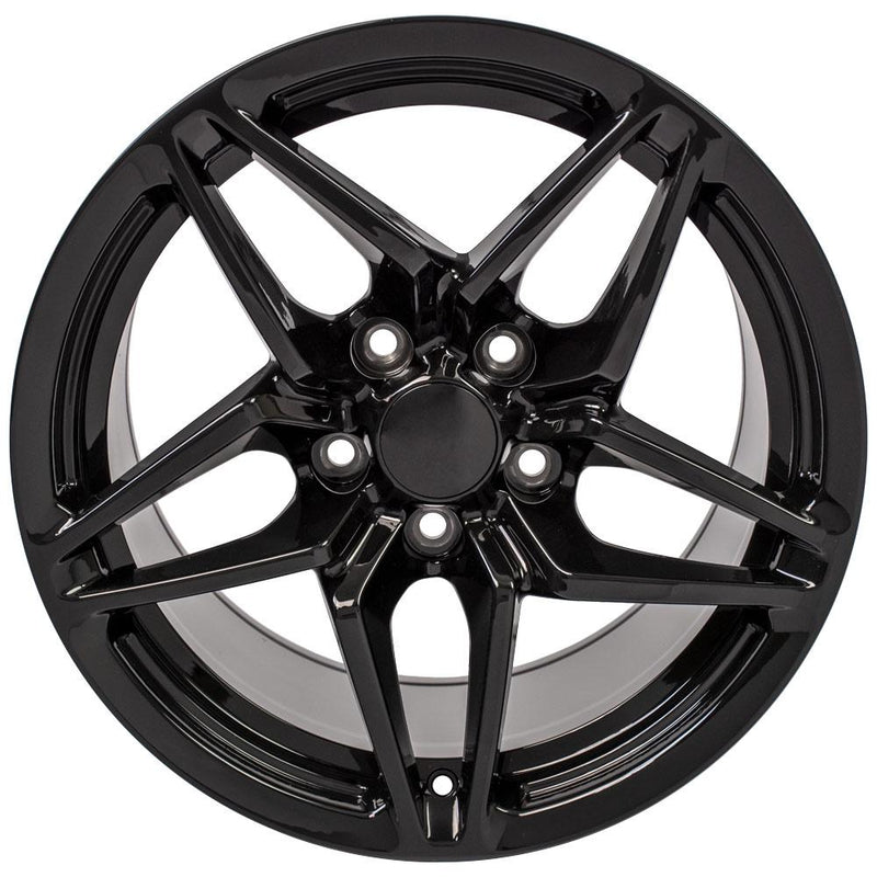 Wheel 17in Replica CV31 fits Chevrolet Corvette C7 ZR1 17x11 Black