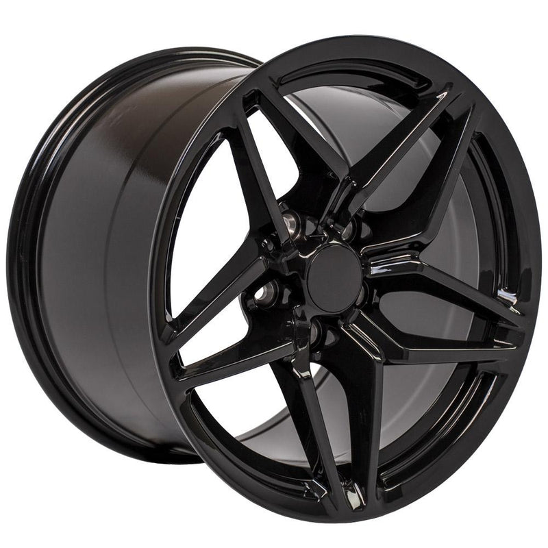 Wheel 17in Replica CV31 fits Chevrolet Corvette C7 ZR1 17x11 Black