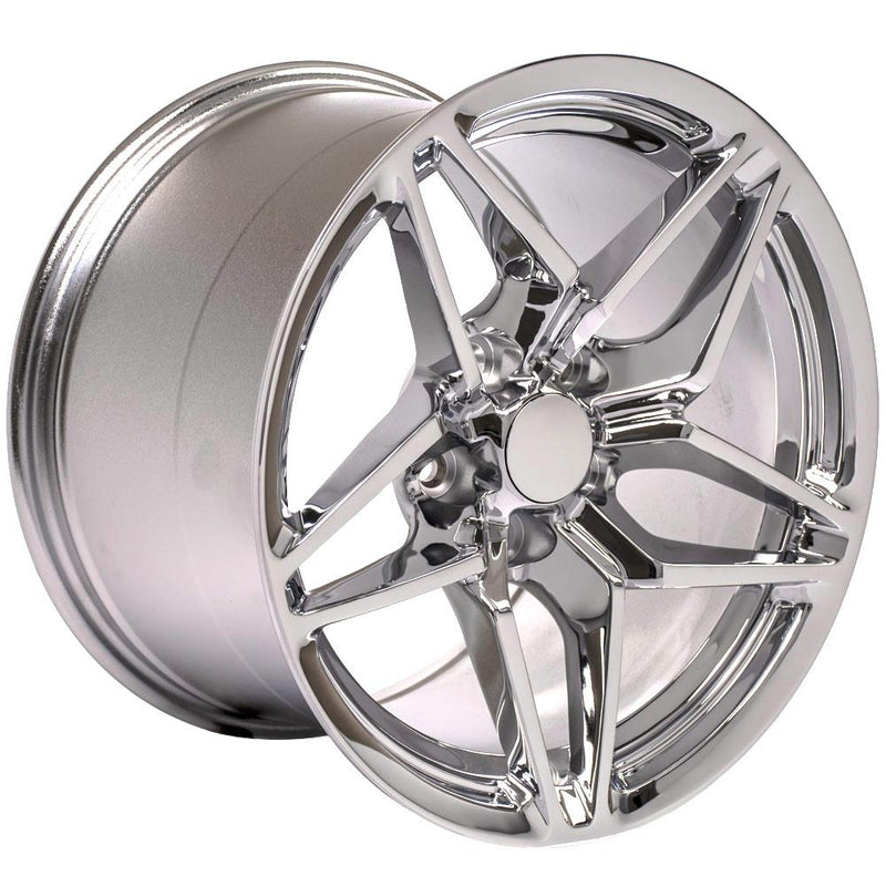 Wheel 17in Replica CV31 fits Chevrolet Corvette C7 ZR1 17x11 Chrome