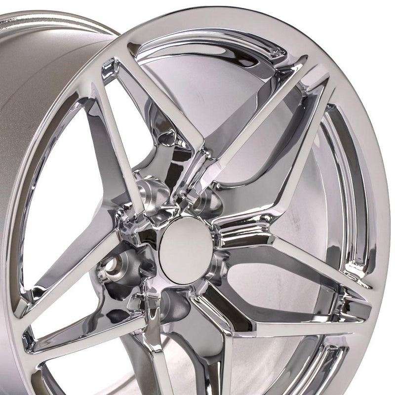 Wheel 17in Replica CV31 fits Chevrolet Corvette C7 ZR1 17x11 Chrome