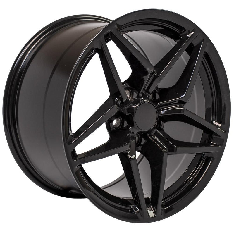 Wheel 18in Replica CV31 fits Chevrolet Corvette C7 ZR1 18x10.5 Black