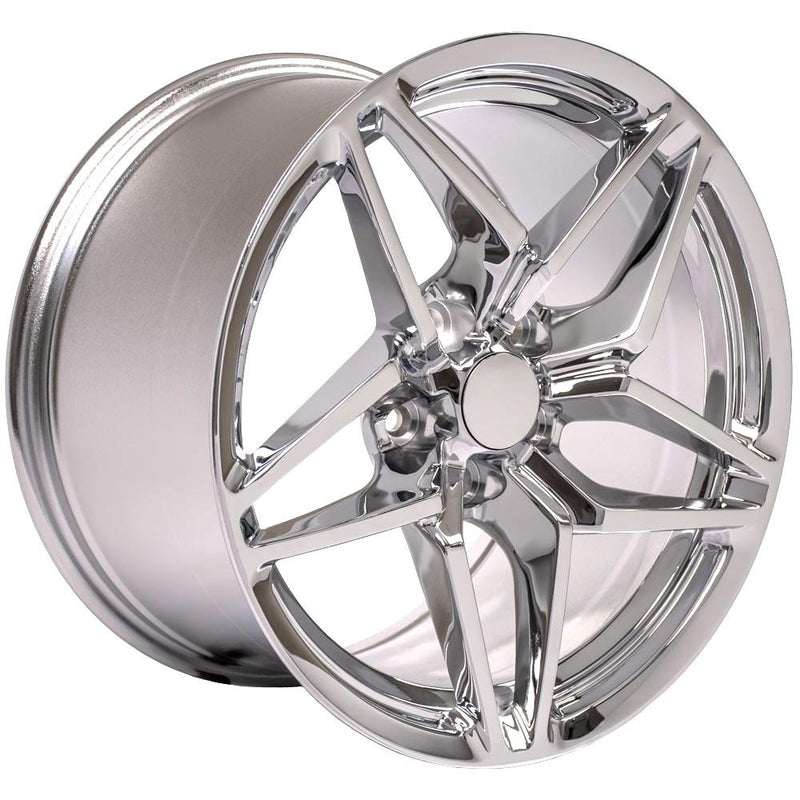 Wheel 18in Replica CV31 fits Chevrolet Corvette C7 ZR1 18x10.5 Chrome