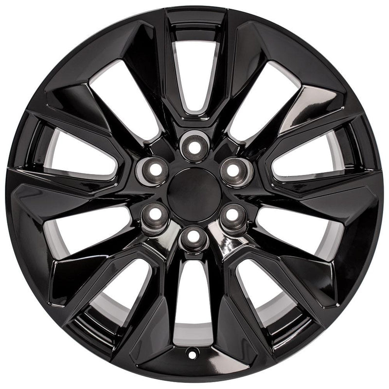 Wheel 20in Replica CV32 fits Chevrolet Silverado 20x9 Black