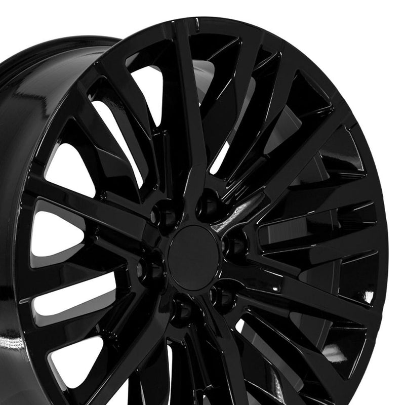 Wheel 22in Replica CV33 fits GMC Sierra 1500 22x9 Gloss Black