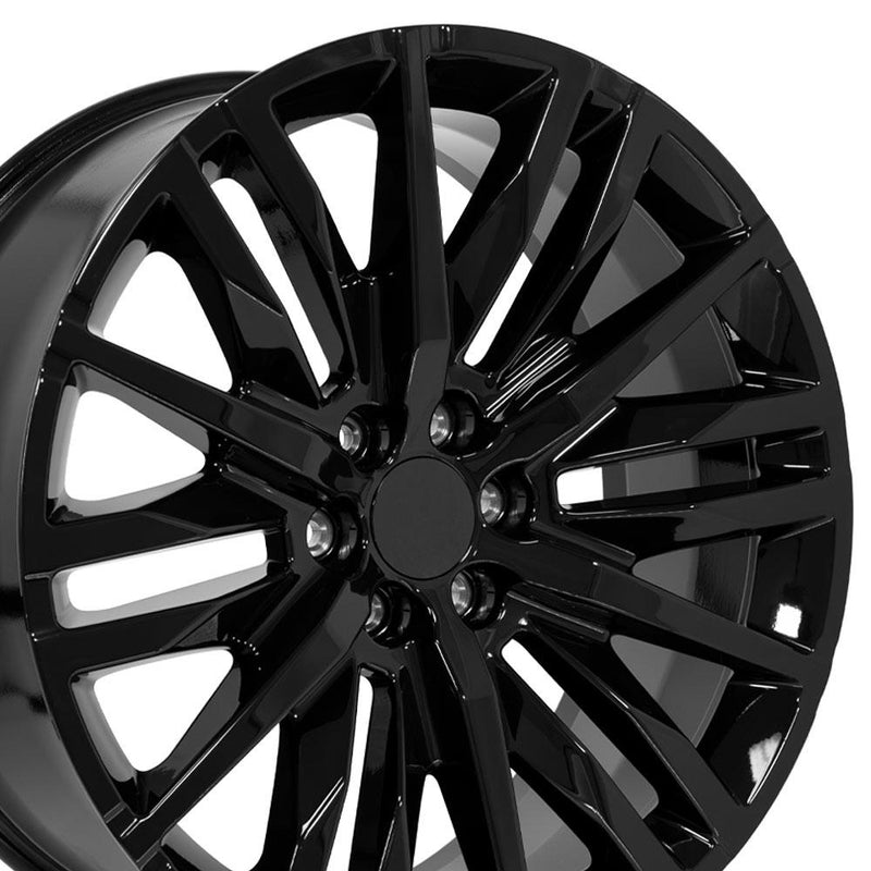 Wheel 24in Replica CV33 fits GMC Sierra 1500 24x10 Gloss Black