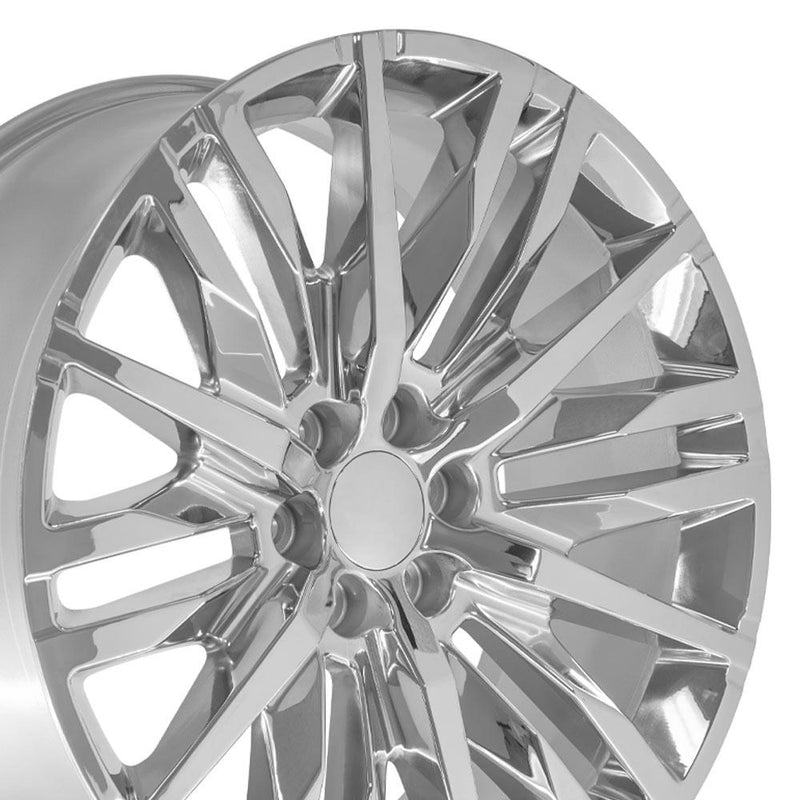 Wheel 24in Replica CV33 fits GMC Sierra 1500 24x10 Chrome