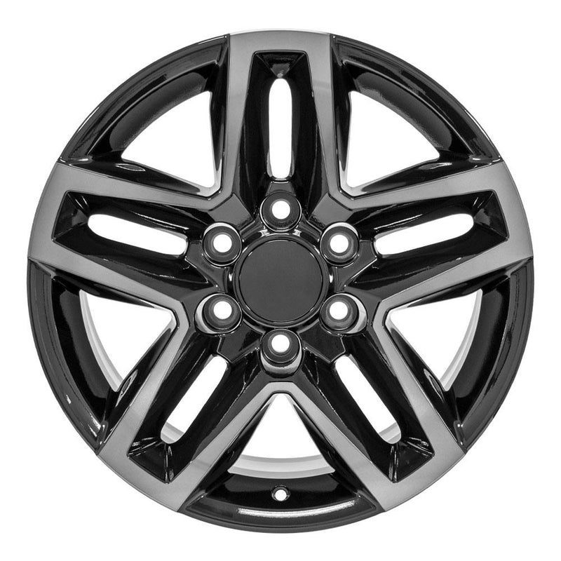 Wheel 18in Replica CV34B fits Chevrolet Silverado 18x8.5 Machined Tinted
