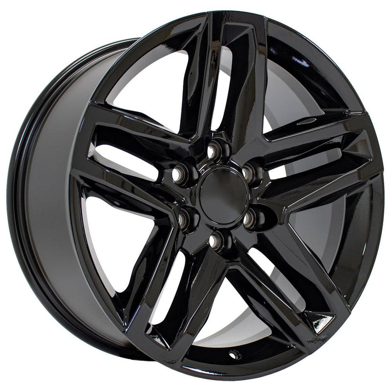 Wheel 20in Replica CV34B fits Chevrolet Silverado 1500 20x9 Gloss Black