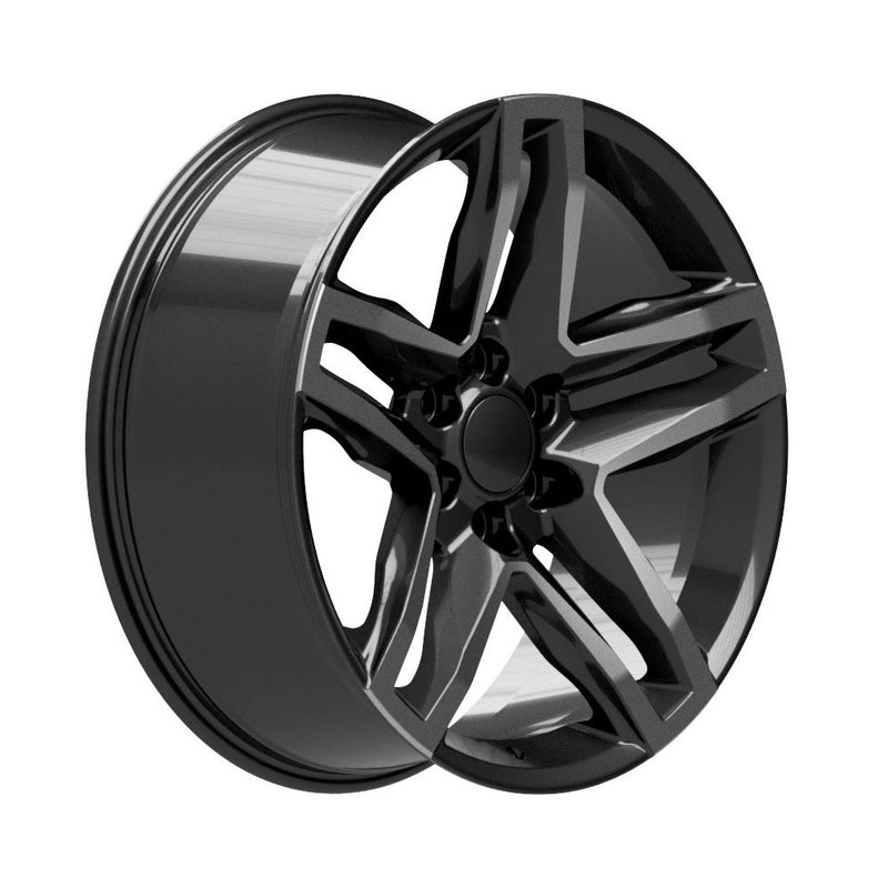 Wheel 22in Replica CV34B fits Chevrolet Silverado 22x9 Gloss Black