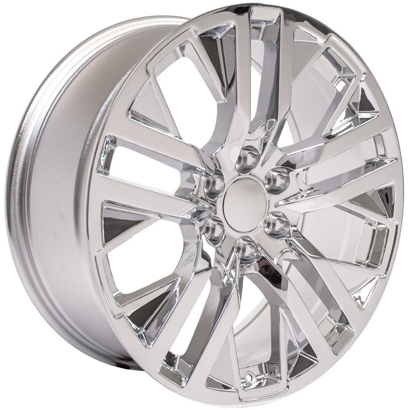 Wheel 22in Replica CV38 fits GMC Sierra 22x9 Chrome