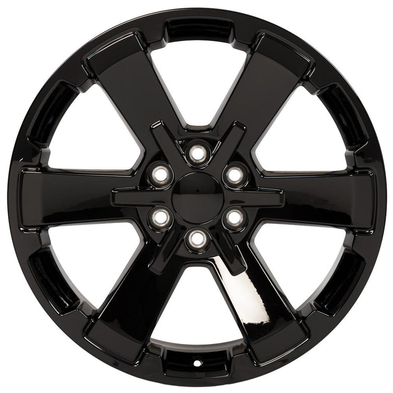 Wheel 22in Replica CV41B fits Chevy Silverado Rally 22x9 Gloss Black