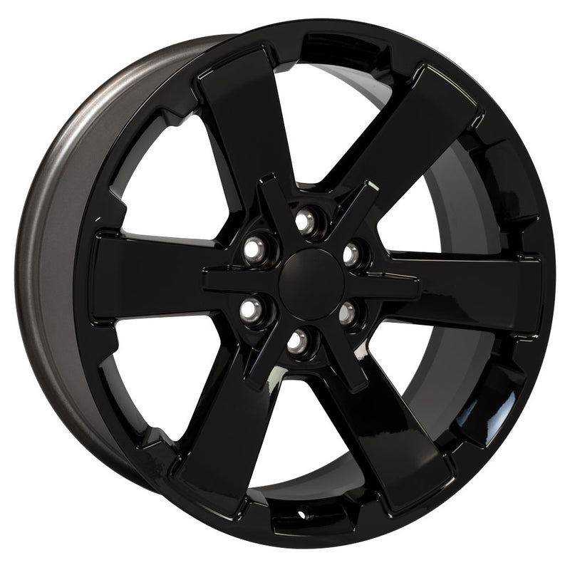 Wheel 22in Replica CV41B fits Chevy Silverado Rally 22x9 Gloss Black