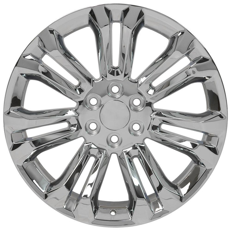 Wheel 22in Replica CV43 fits Chevrolet Silverado 22x9 Chrome