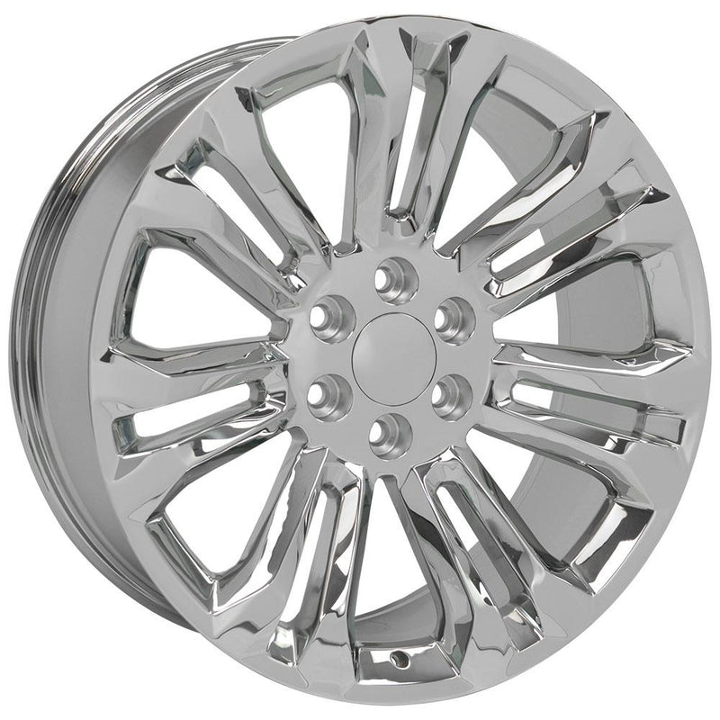 Wheel 22in Replica CV43 fits Chevrolet Silverado 22x9 Chrome