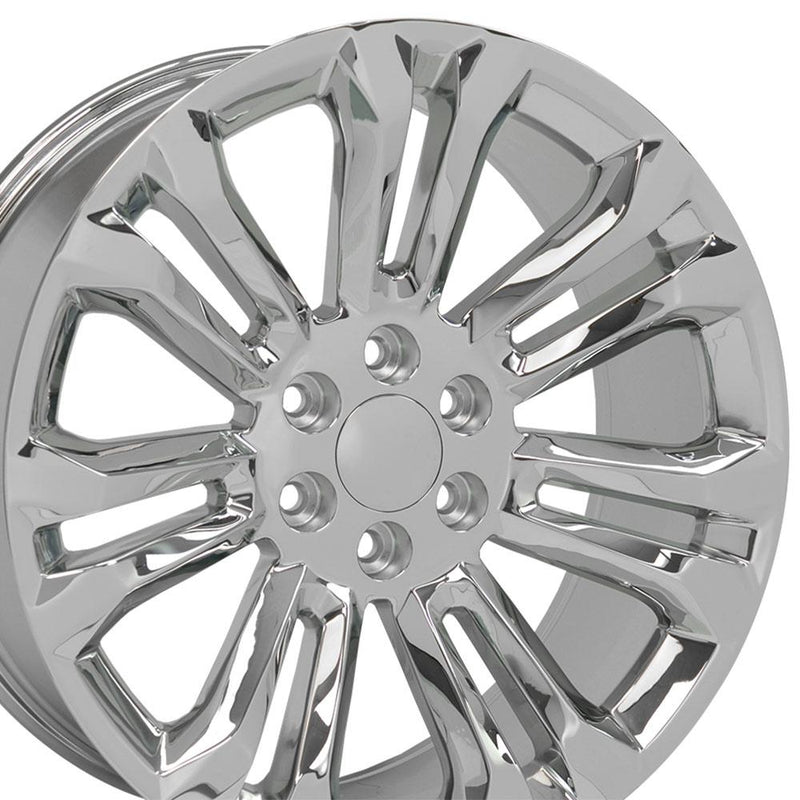 Wheel 22in Replica CV43 fits Chevrolet Silverado 22x9 Chrome