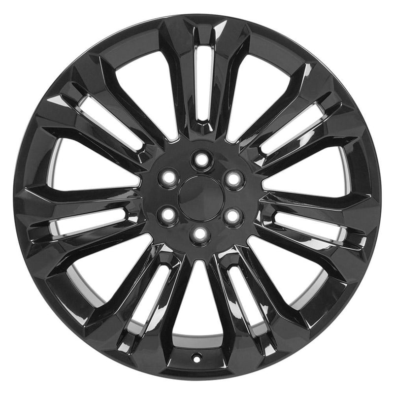 Wheel 24in Replica CV43 fits Chevrolet Silverado 1500 24x10 Gloss Black