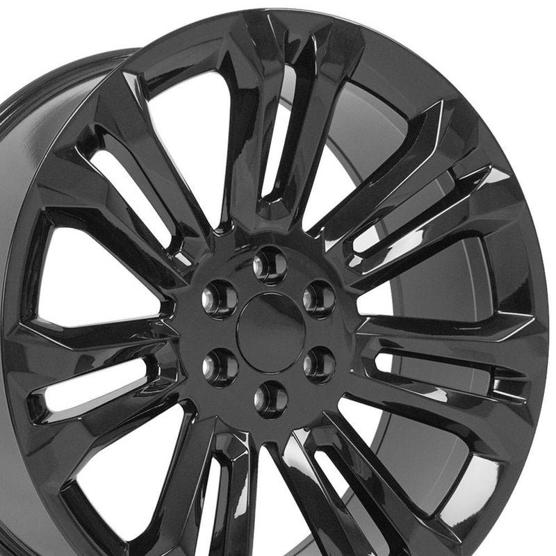 Wheel 24in Replica CV43 fits Chevrolet Silverado 1500 24x10 Gloss Black