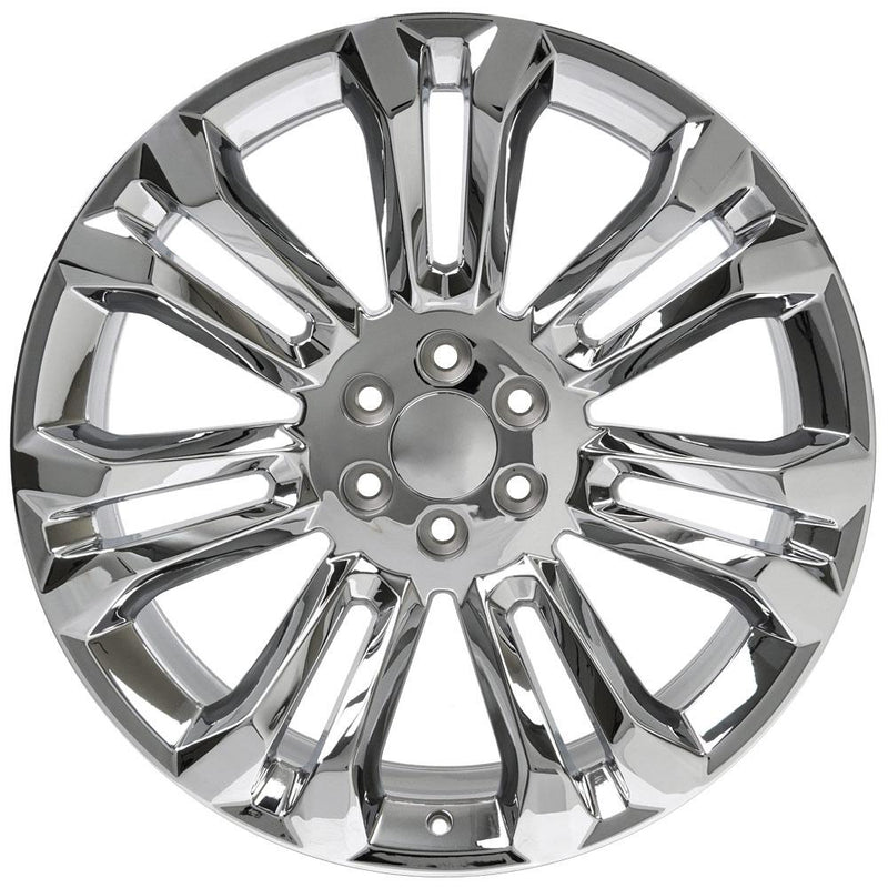 Wheel 24in Replica CV43 fits Chevrolet Silverado 24x10 Chrome