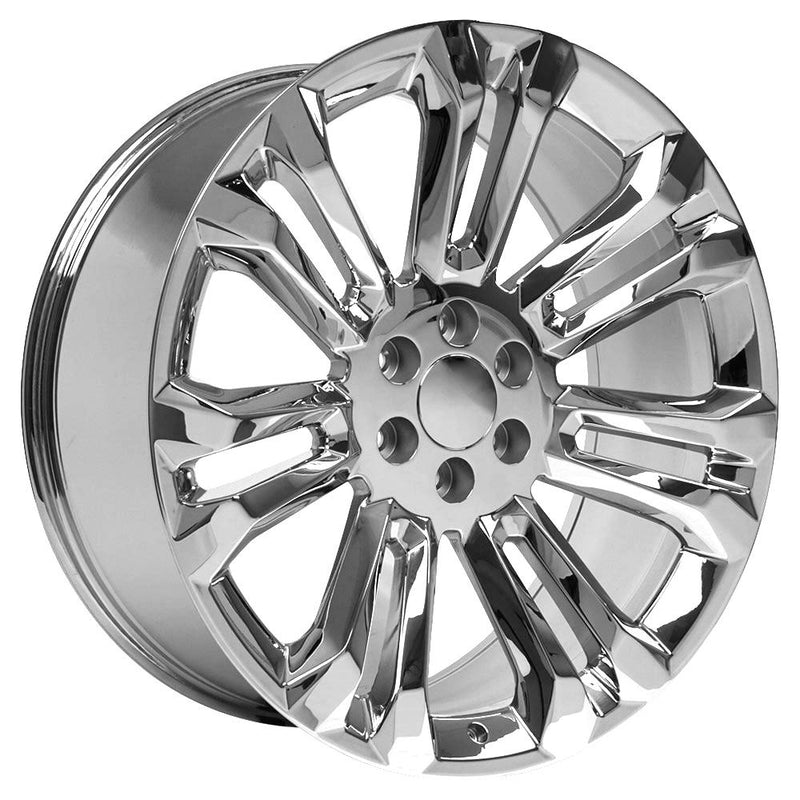 Wheel 24in Replica CV43 fits Chevrolet Silverado 24x10 Chrome