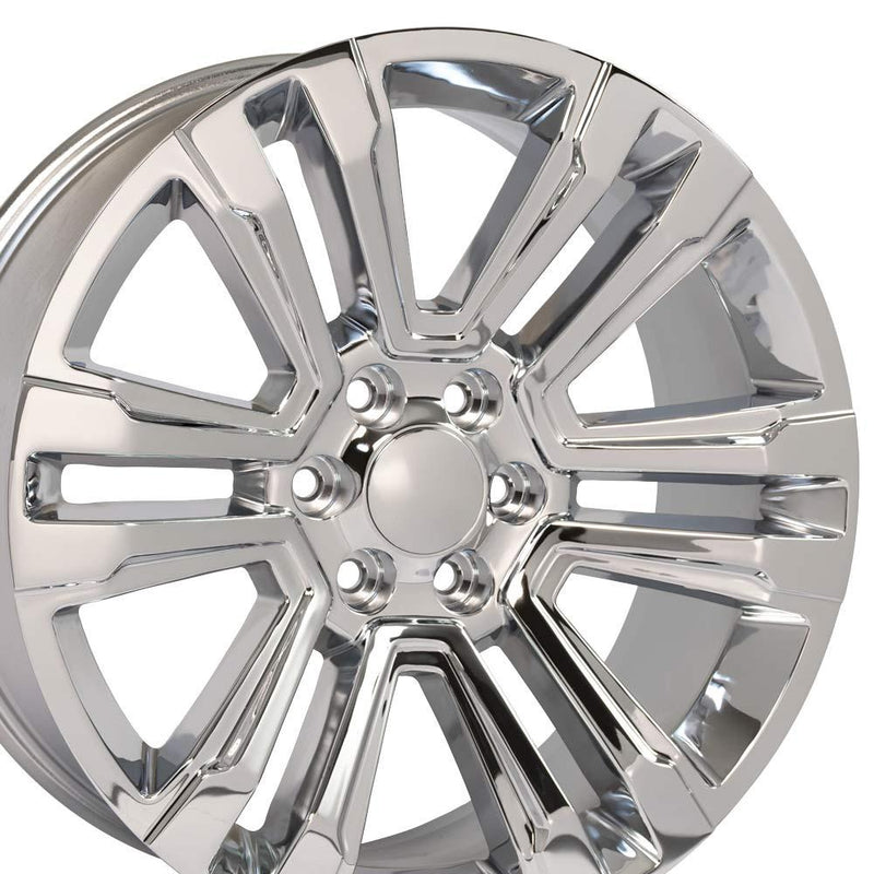 Wheel 22in Replica CV44 fits GMC Yukon 22x9 Chrome