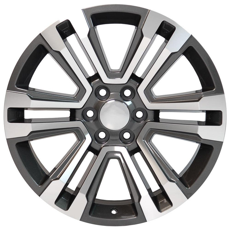 Wheel 22in Replica CV44 fits GMC Yukon 22x9 Hyper Machined