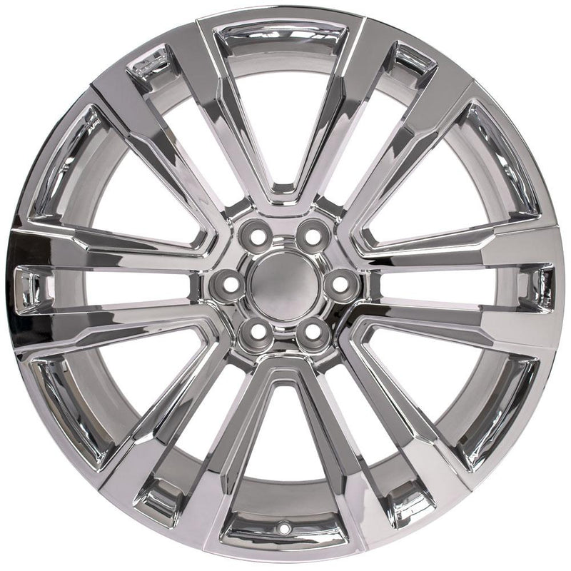 Wheel 24in Replica CV44 fits GMC Sierra Denali 24x10 Chrome