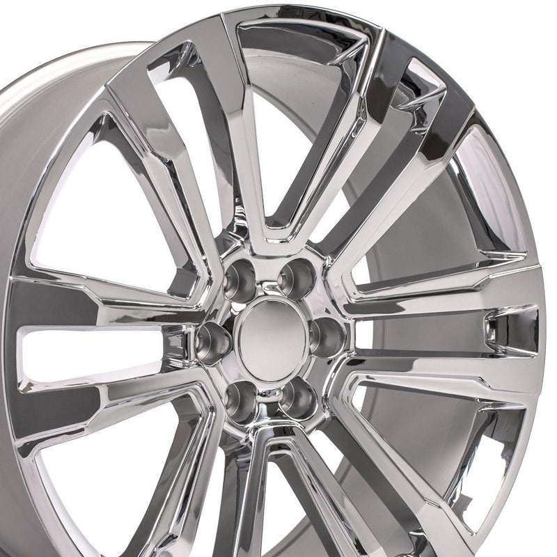 Wheel 24in Replica CV44 fits GMC Sierra Denali 24x10 Chrome