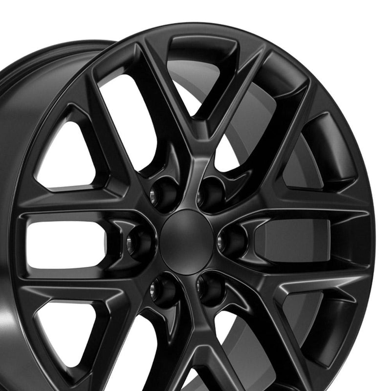 Wheel 20in Replica CV62 fits Chevrolet Silverado 20x9 Gloss Black