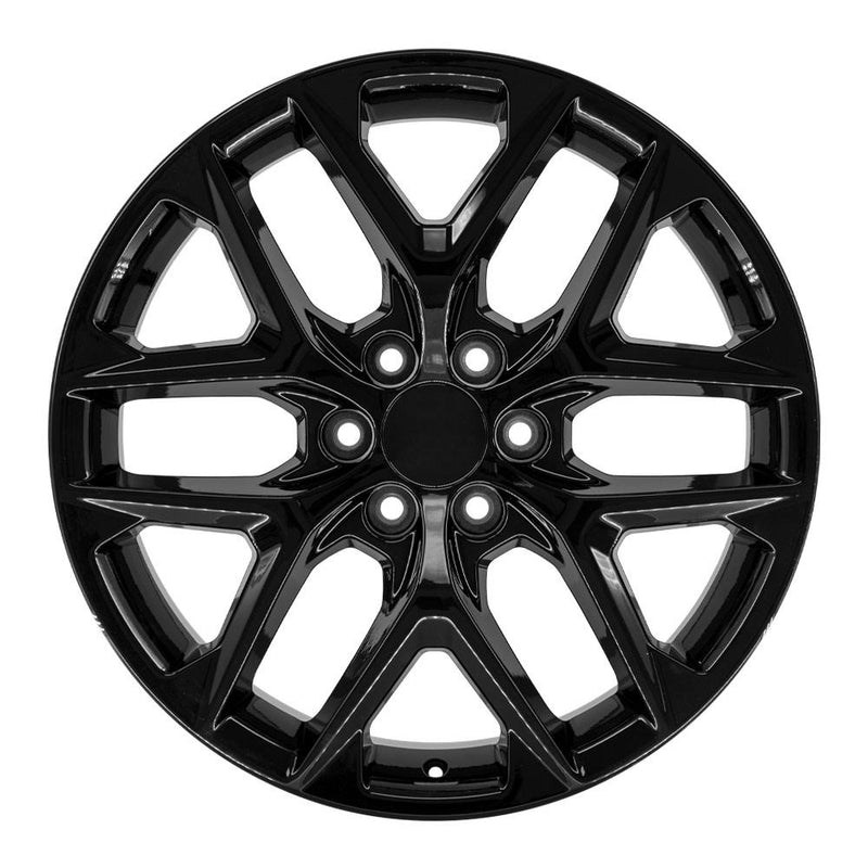 Wheel 22in Replica CV62 fits Chevrolet Silverado 22x9 Gloss Black