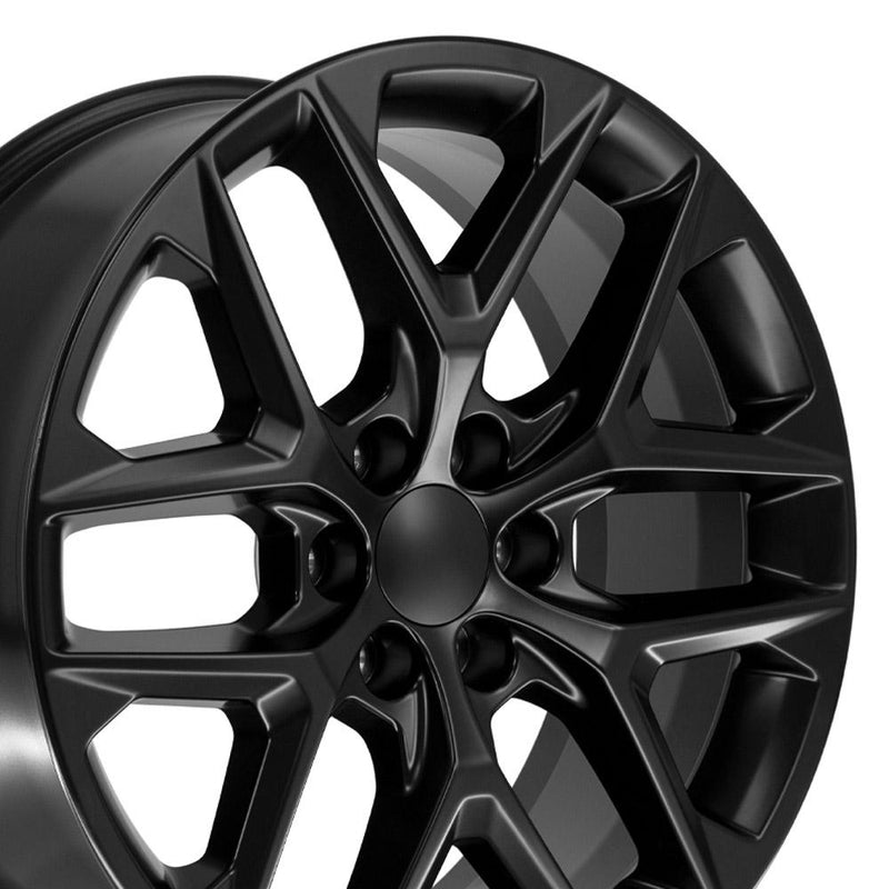 Wheel 22in Replica CV62 fits Chevrolet Silverado 22x9 Gloss Black