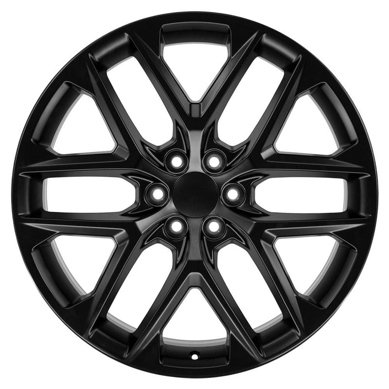 Wheel 24in Replica CV62 fits Chevrolet Silverado 24x10 Gloss Black