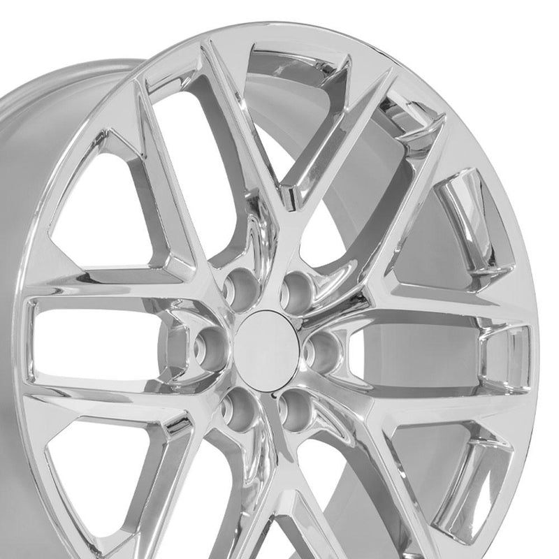 Wheel 24in Replica CV62 fits Chevrolet Silverado 24x10 Chrome