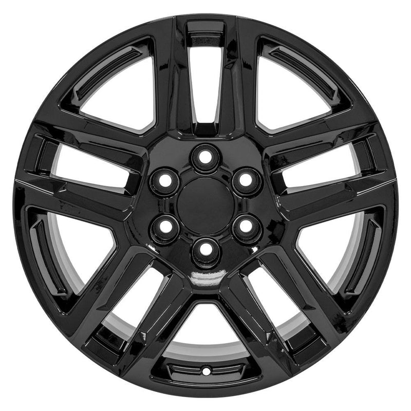 Wheel 20in Replica CV63 fits Chevrolet Silverado 1500 20x9 Gloss Black