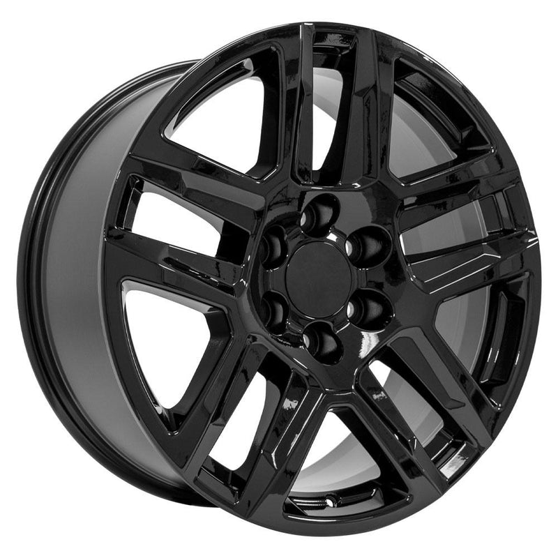 Wheel 20in Replica CV63 fits Chevrolet Silverado 1500 20x9 Gloss Black